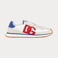 Dolce & GabbanaCushion Mixed-Material Sneakers White