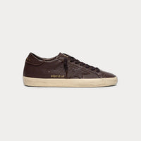 Golden GooseSuper Star Leather Upper Star And Heel Sneakers Brown