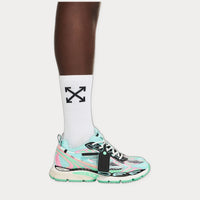 Be Right Back Fishnet Arrow Sneakers Blue