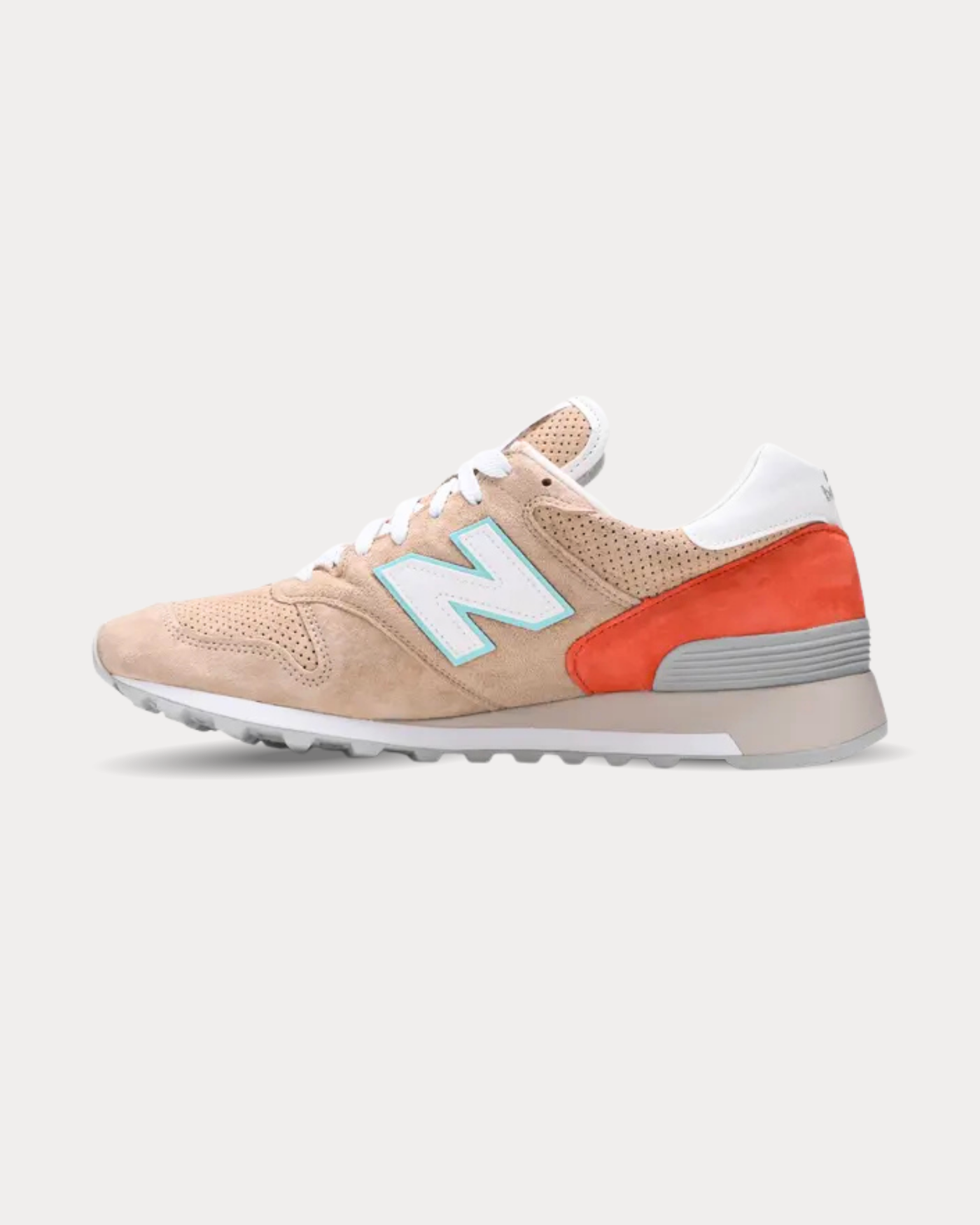 New Balance - Made in US 1300 Tan & Orange Low Top Sneakers