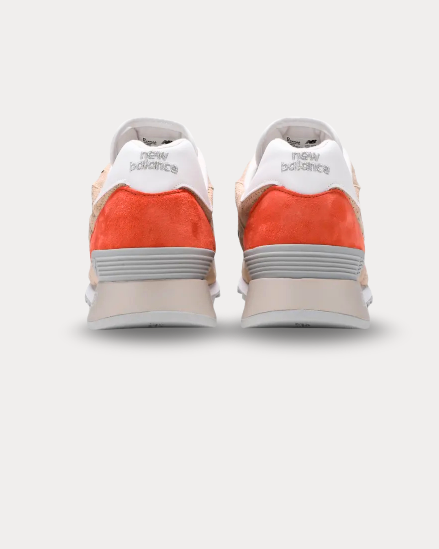 New Balance - Made in US 1300 Tan & Orange Low Top Sneakers