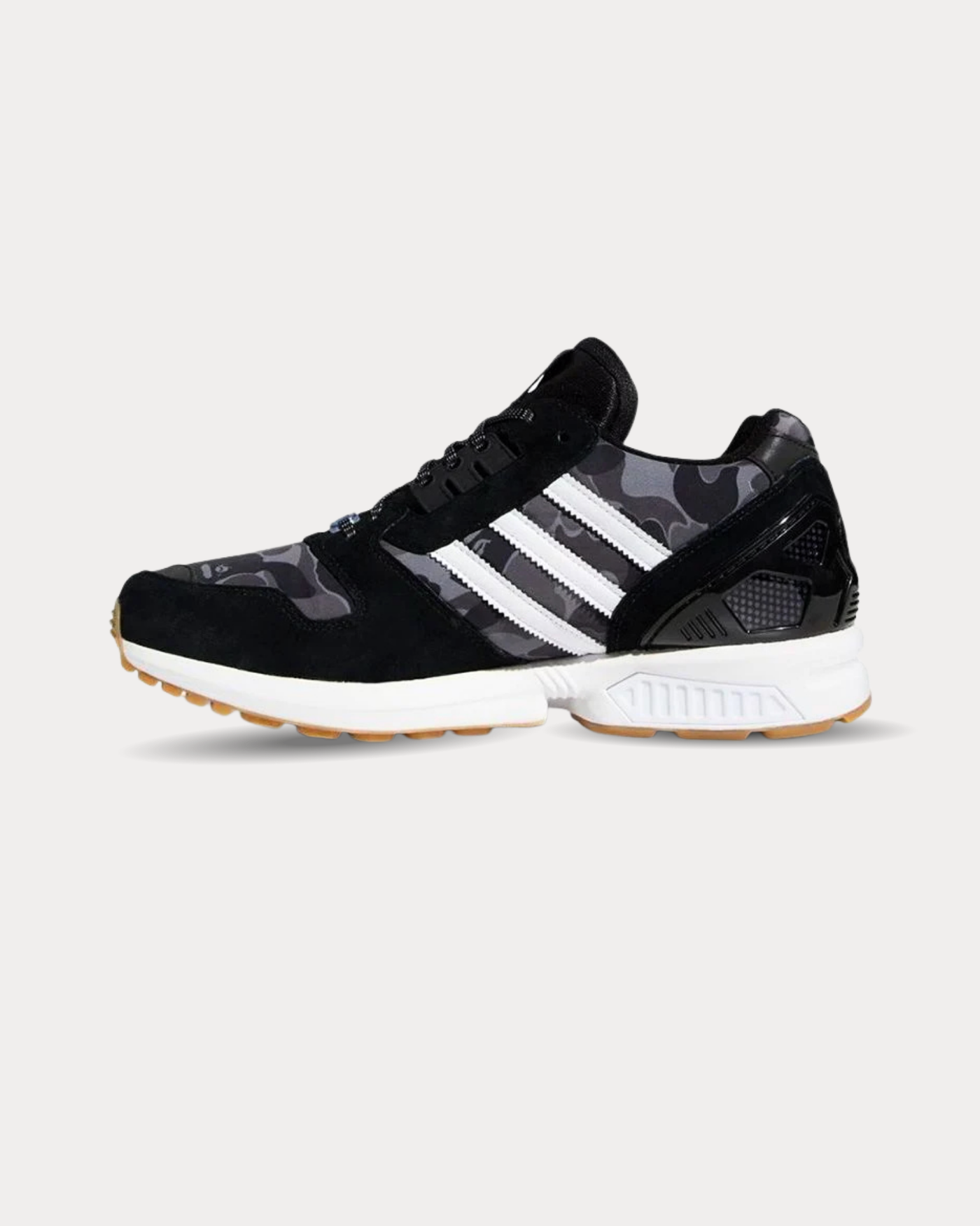 adidas x BAPE - ZX 8000 BAPE® X UNDFTD Black Low Top Sneakers
