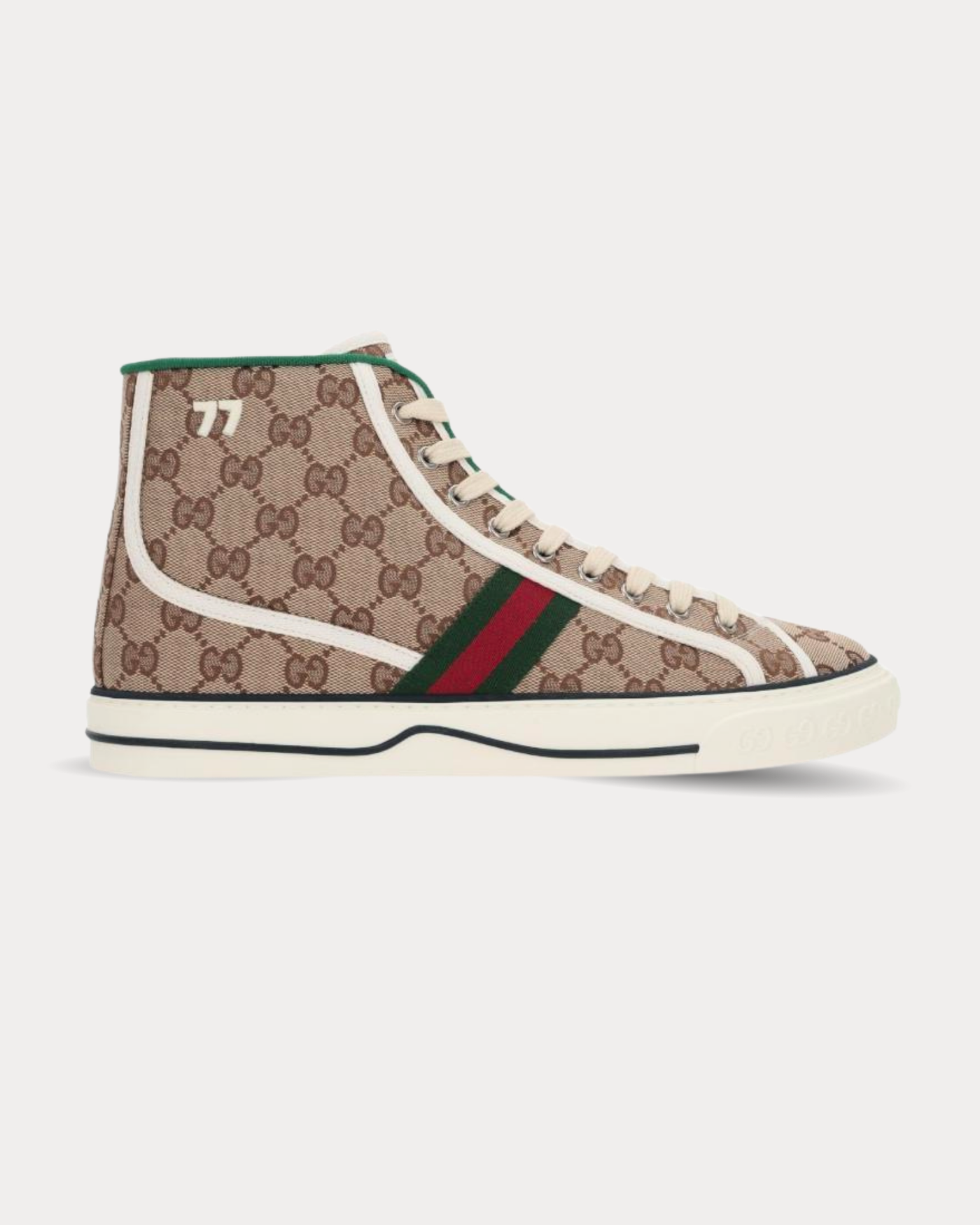Gucci - Gucci Tennis 1977 Beige High Top Sneakers