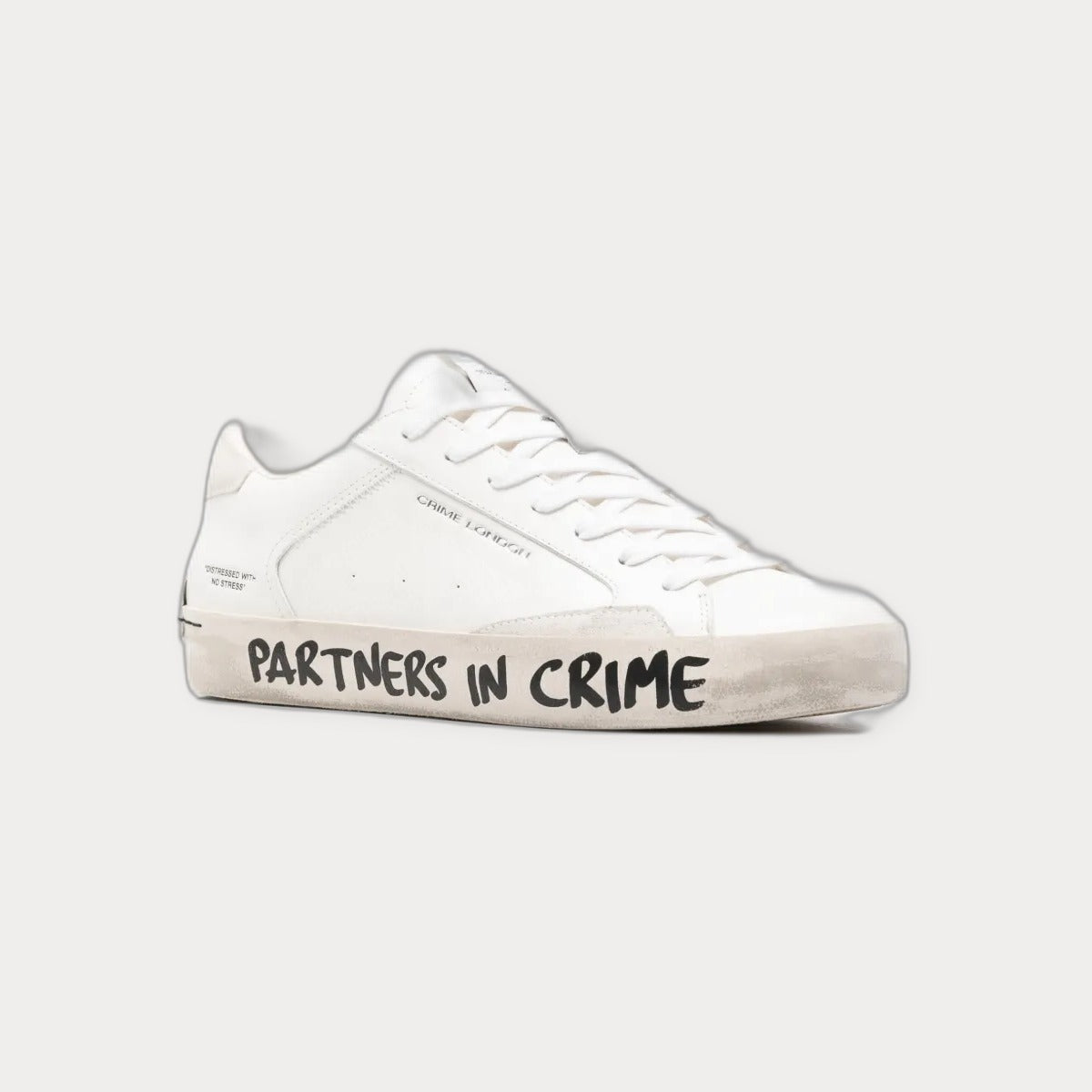 Crime LondonDistressed Sneakers White