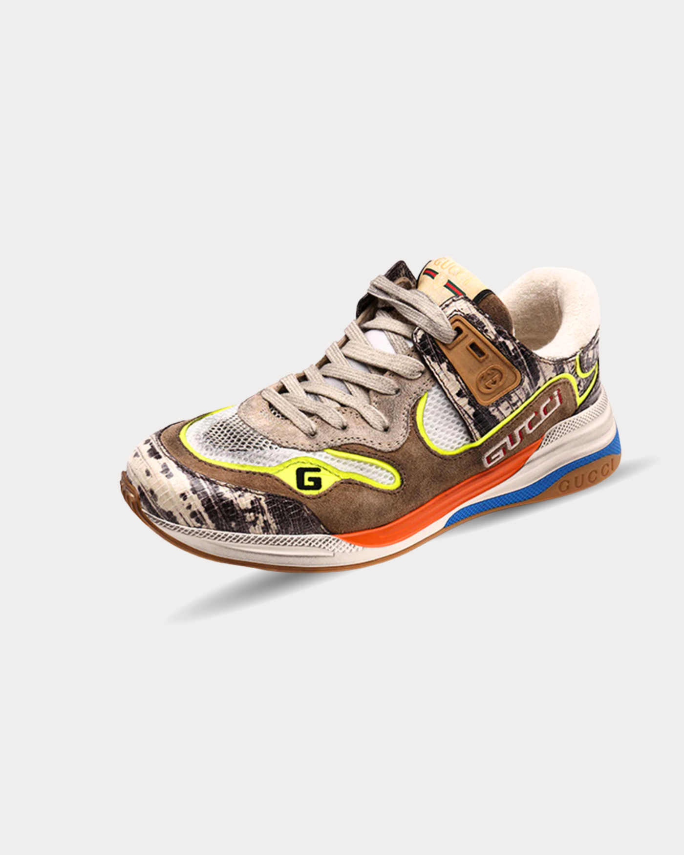 Gucci - Ultrapace leather Multi Low Top Sneakers