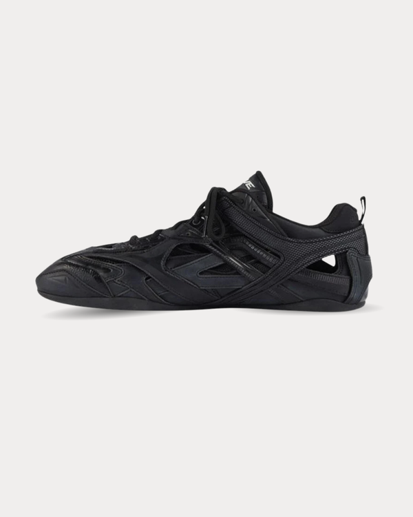 Balenciaga - Drive faux leather Black Low Top Sneakers