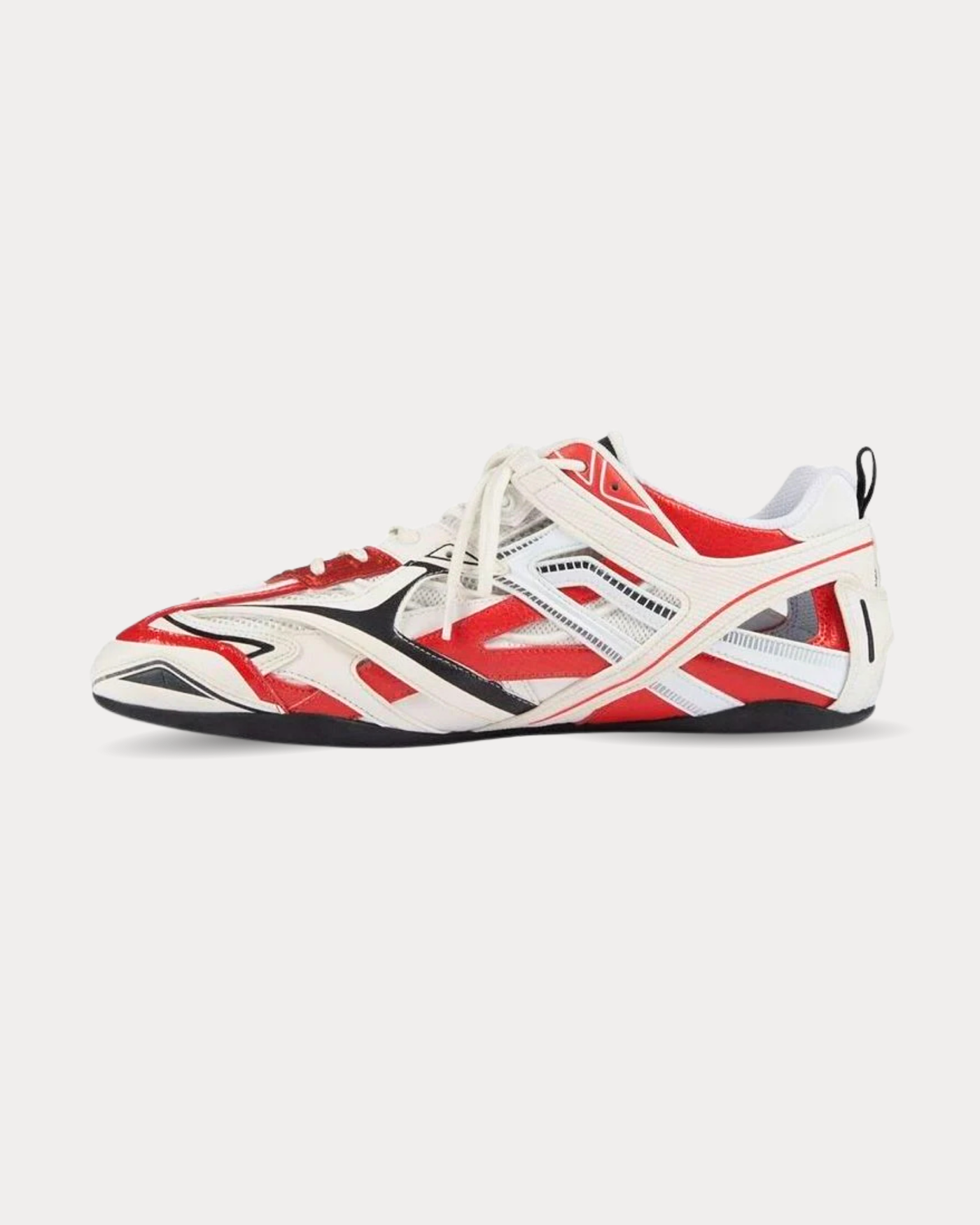 Balenciaga - Drive faux leather Red Low Top Sneakers