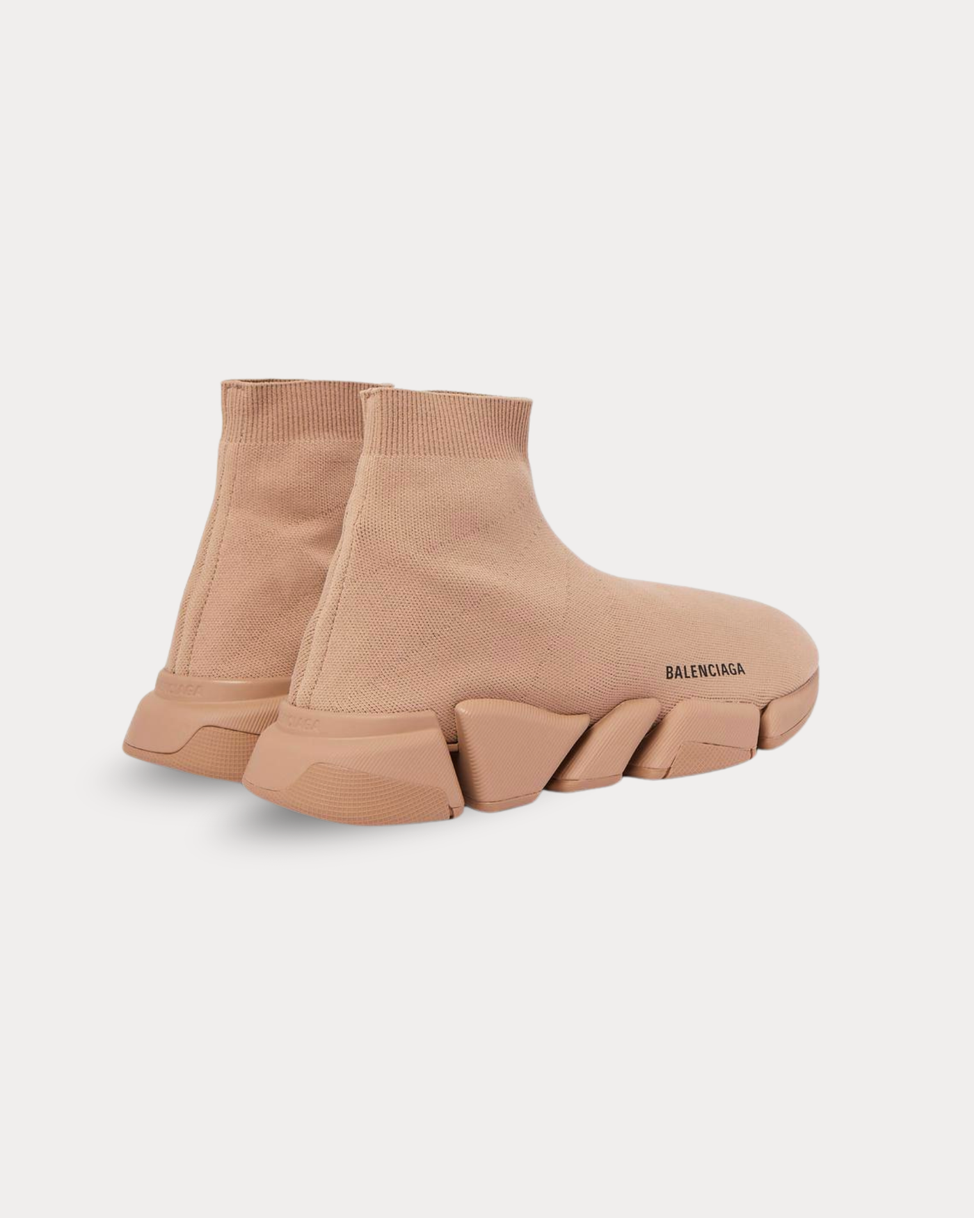 Balenciaga - Speed 2.0 Beige High Top Sneakers