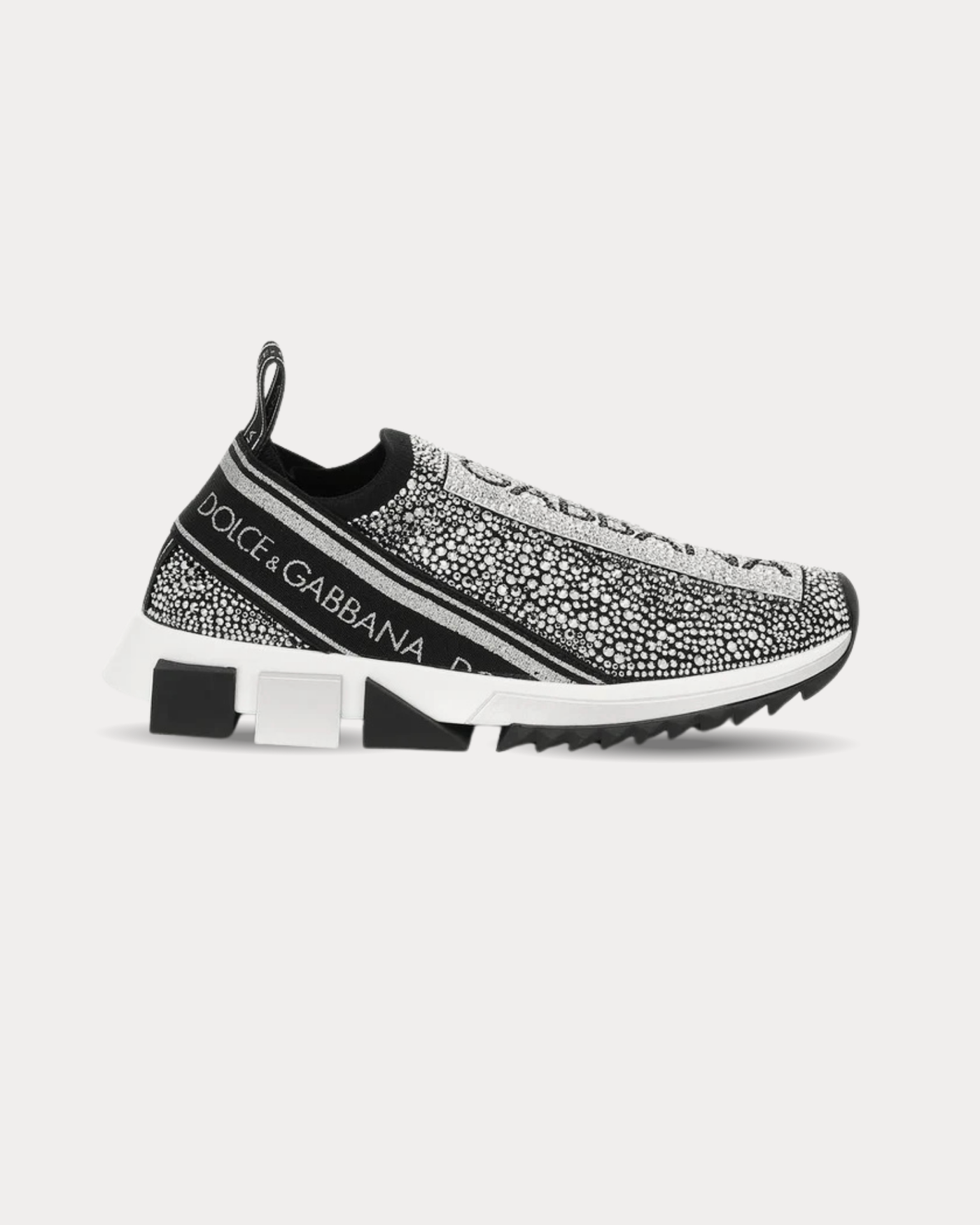 Dolce & Gabbana - Sorrento embellished Grey low top Sneakers