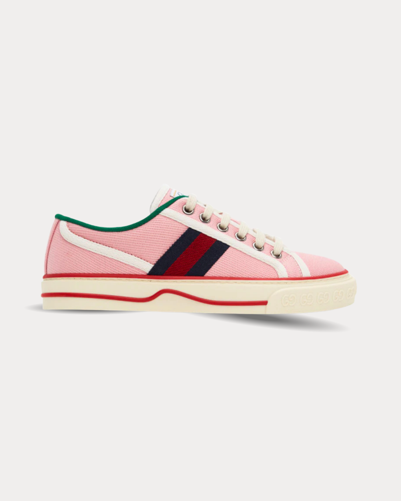 Gucci - Gucci Tennis 1977 canvas Wild Rose Low Top Sneakers
