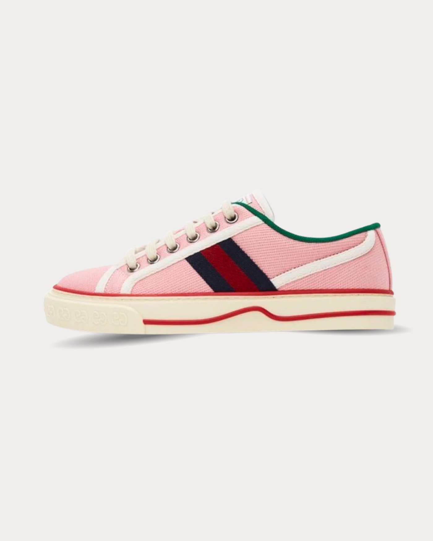 Gucci - Gucci Tennis 1977 canvas Wild Rose Low Top Sneakers