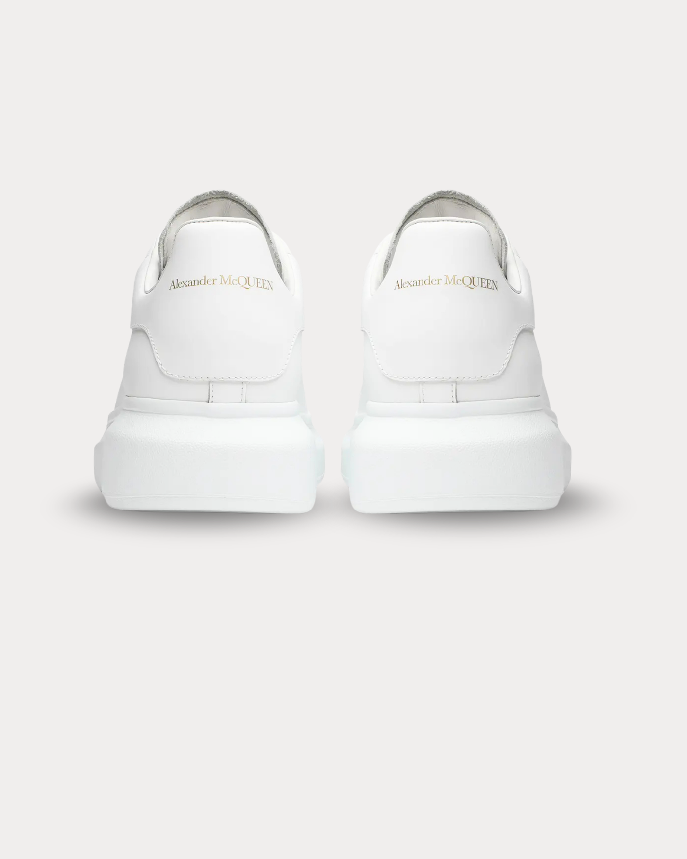 McQueen - Leather White Low Top Sneakers