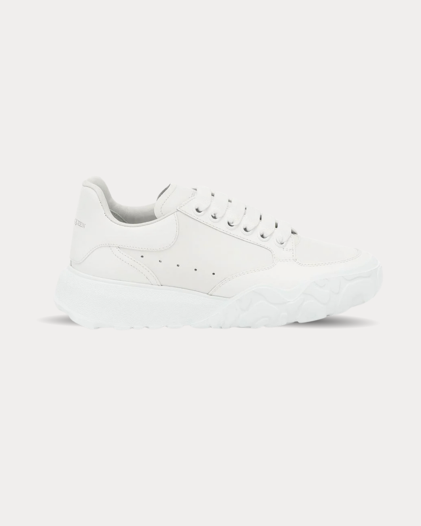 McQueen - Court leather White Low Top Sneakers