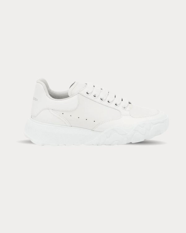 McQueen - Court leather White Low Top Sneakers