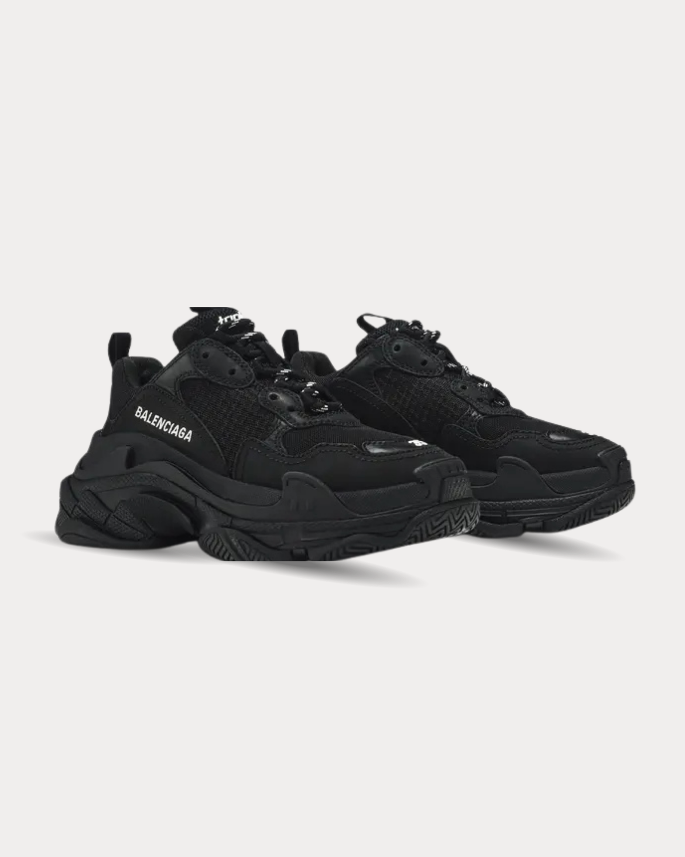 Balenciaga - Triple S Black Low Top Sneakers