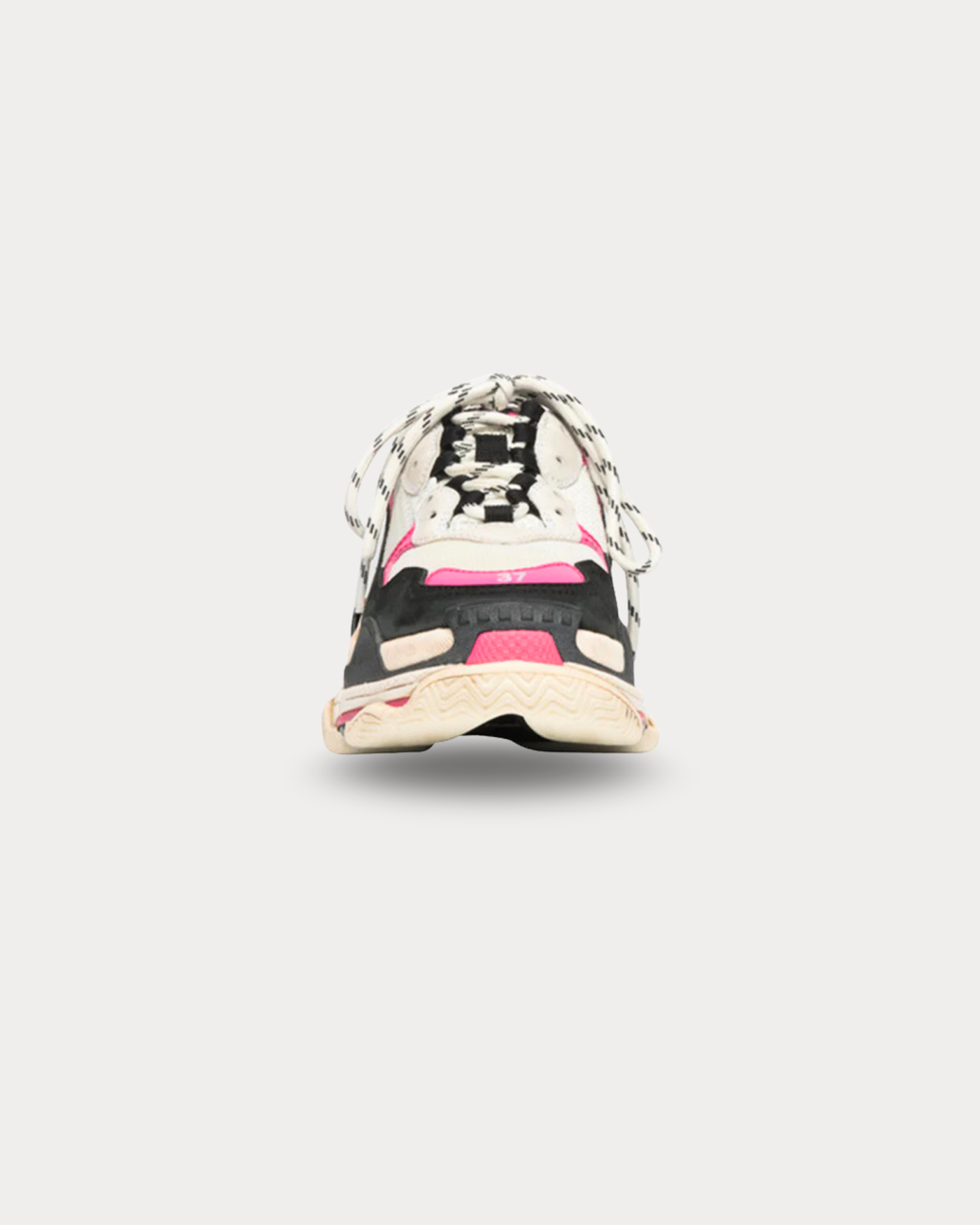 Balenciaga - Triple S Rose Fluo Low Top Sneakers