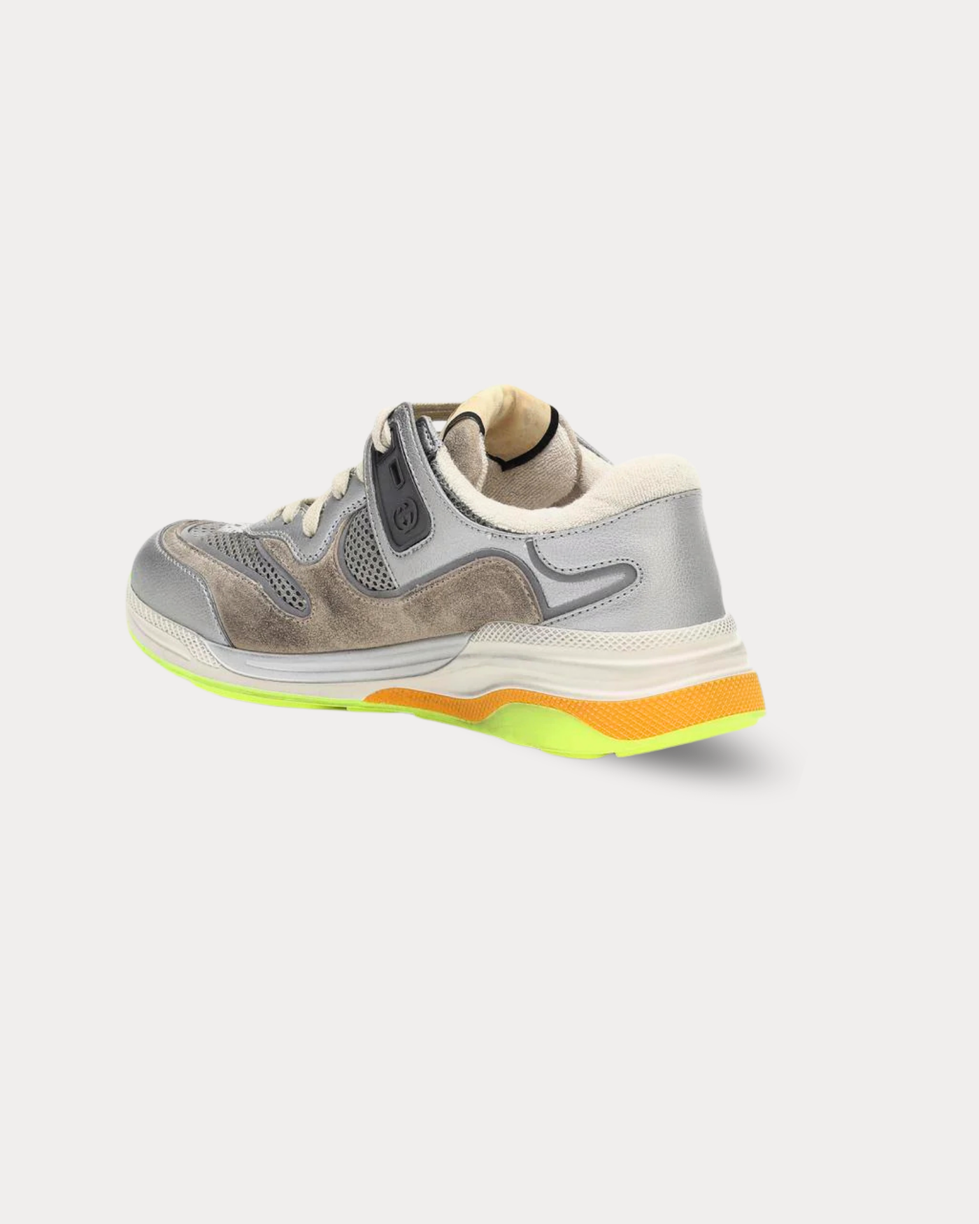 Gucci - Ultrapace leather Grey Low Top Sneakers