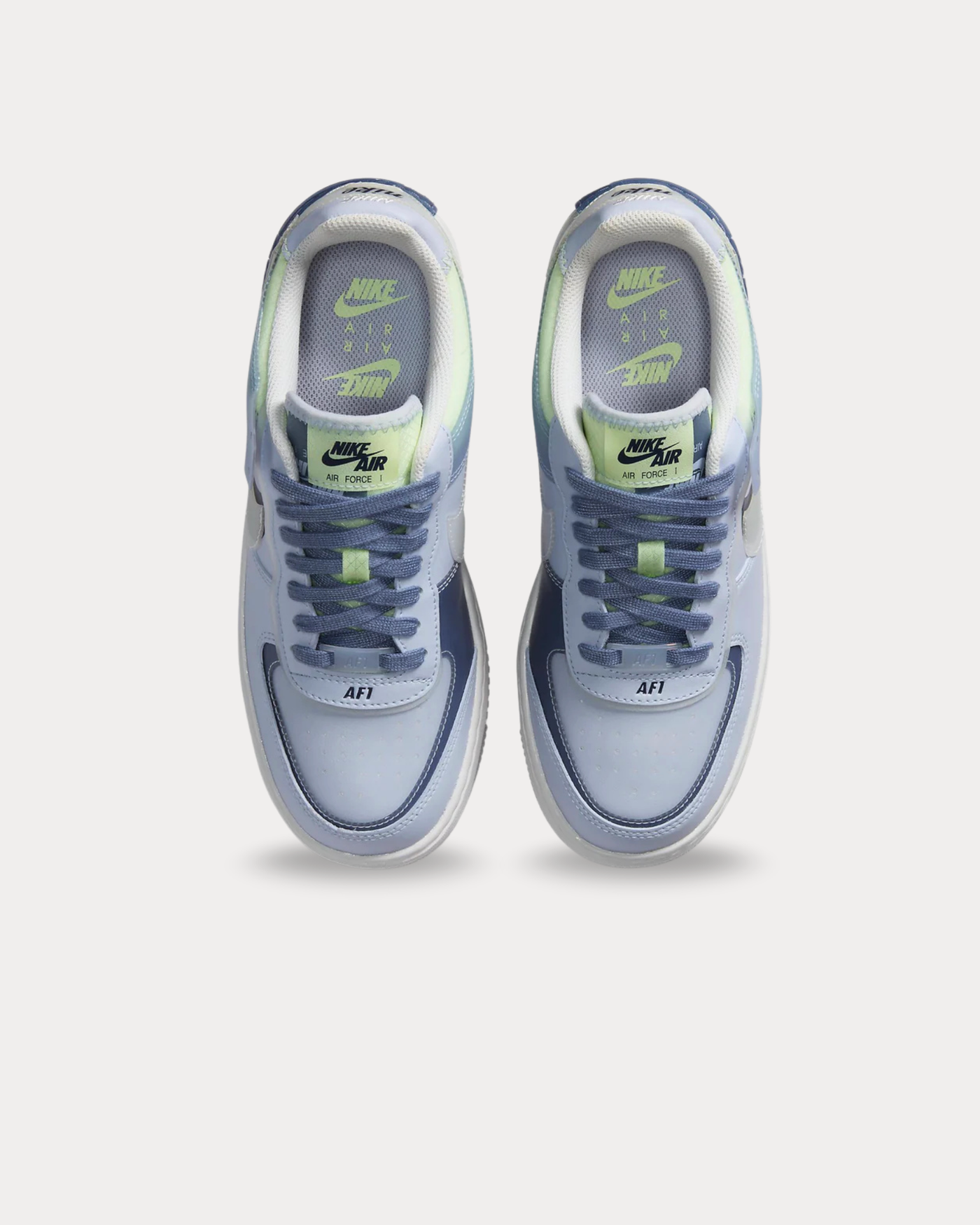 Nike - Air Force 1 Shadow SE Blue Low Top Sneakers