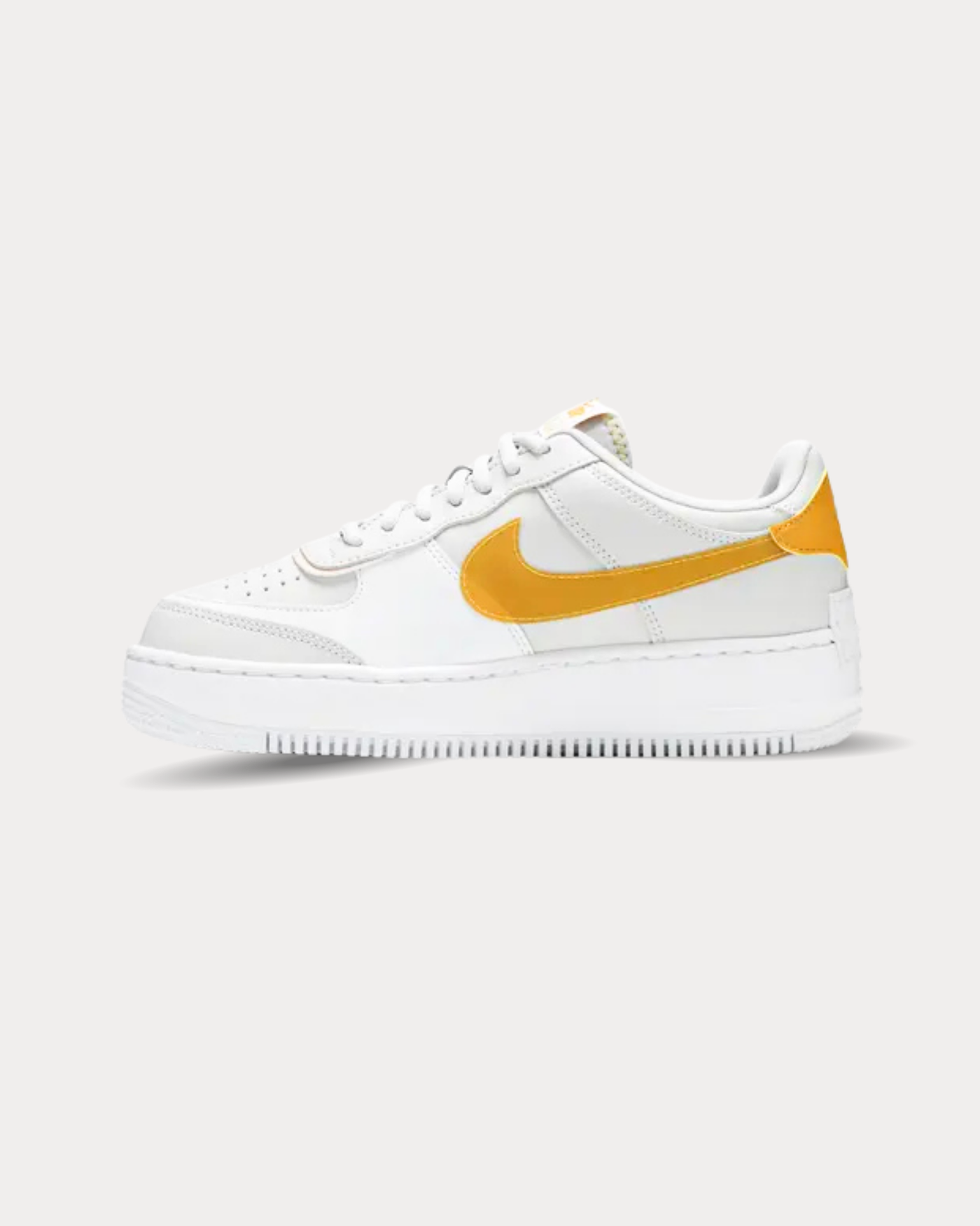 Nike - Air Force 1 Shadow SE leather Grey Low Top Sneakers