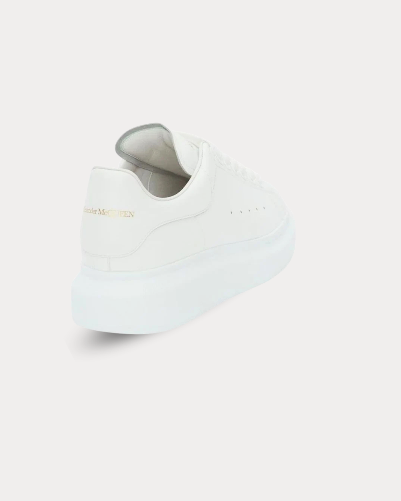 McQueen - Leather White Low Top Sneakers