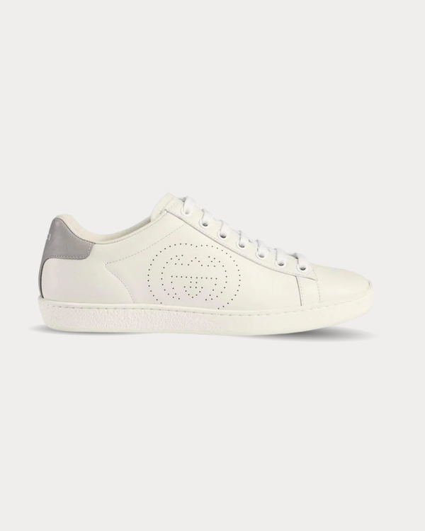 Gucci - New Ace leather white Low Top Sneakers