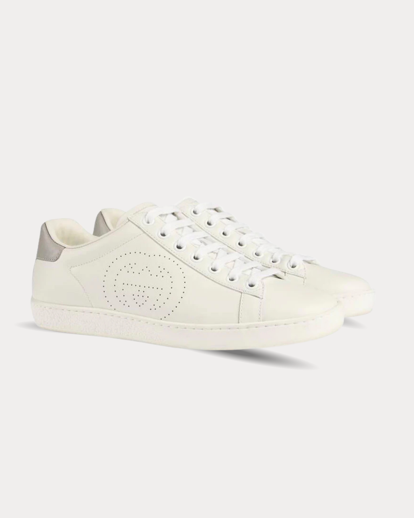 Gucci - New Ace leather white Low Top Sneakers