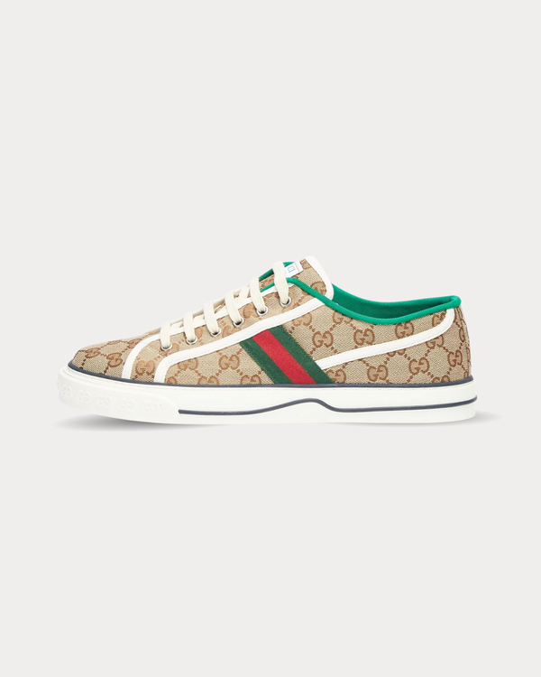 Gucci - Gucci Tennis 1977 canvas Beige Low Top Sneakers