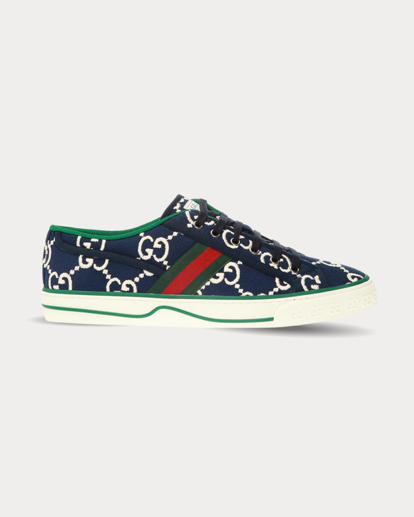 Gucci - Tennis 1977 canvas ink blue Low Top Sneakers