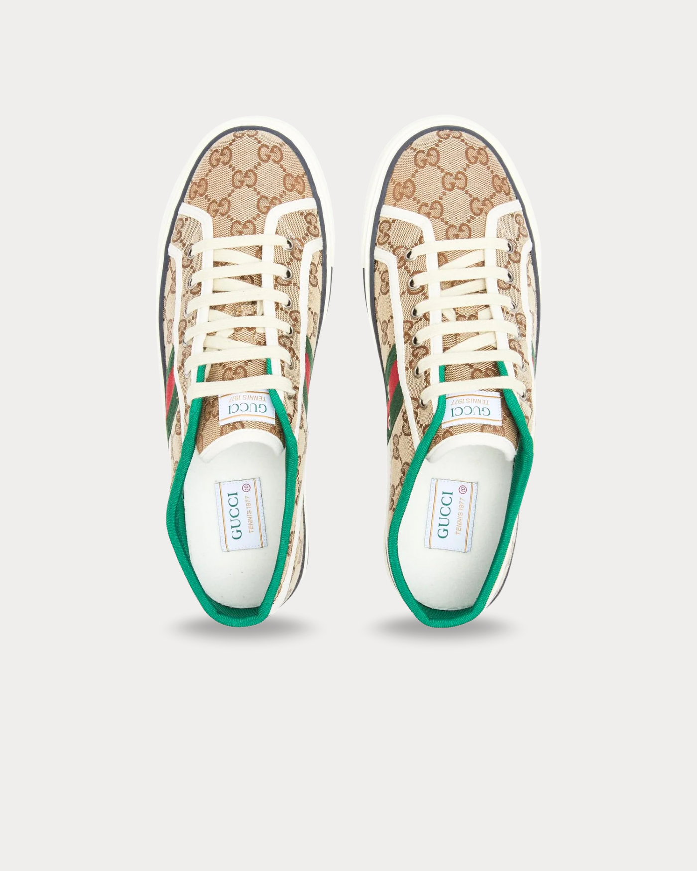 Gucci - Gucci Tennis 1977 canvas Beige Low Top Sneakers
