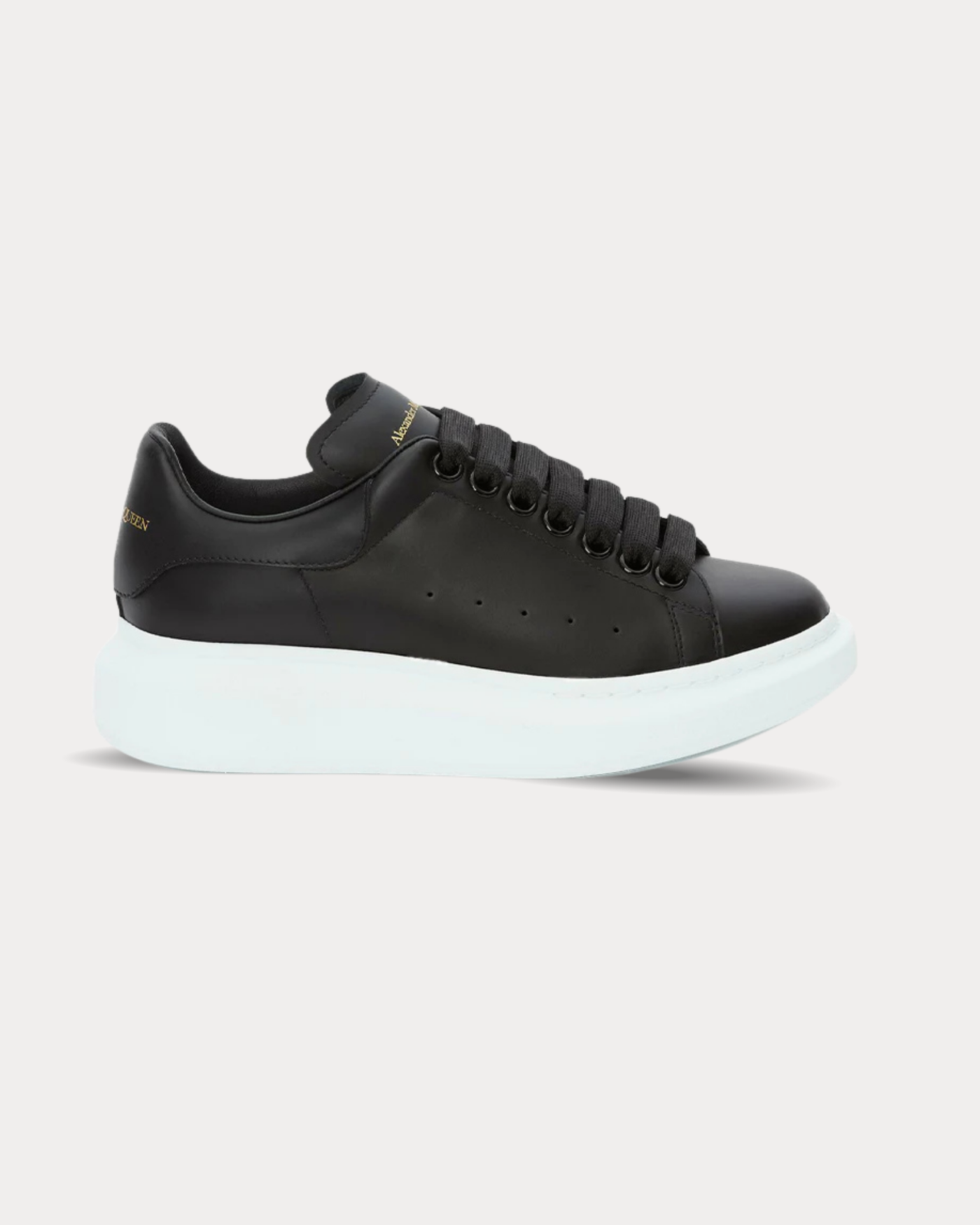 McQueen - Leather Black Low Top Sneakers