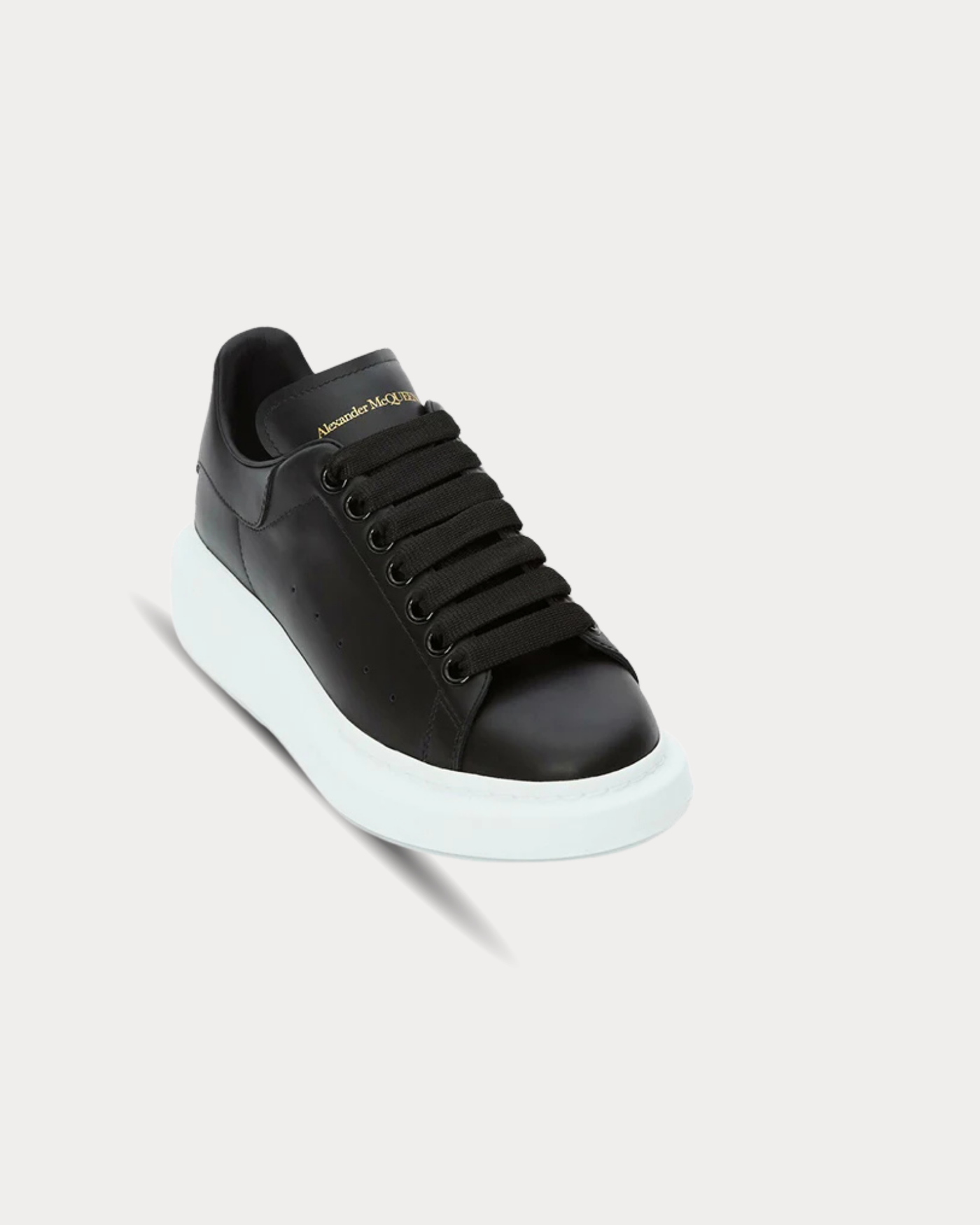 McQueen - Leather Black Low Top Sneakers
