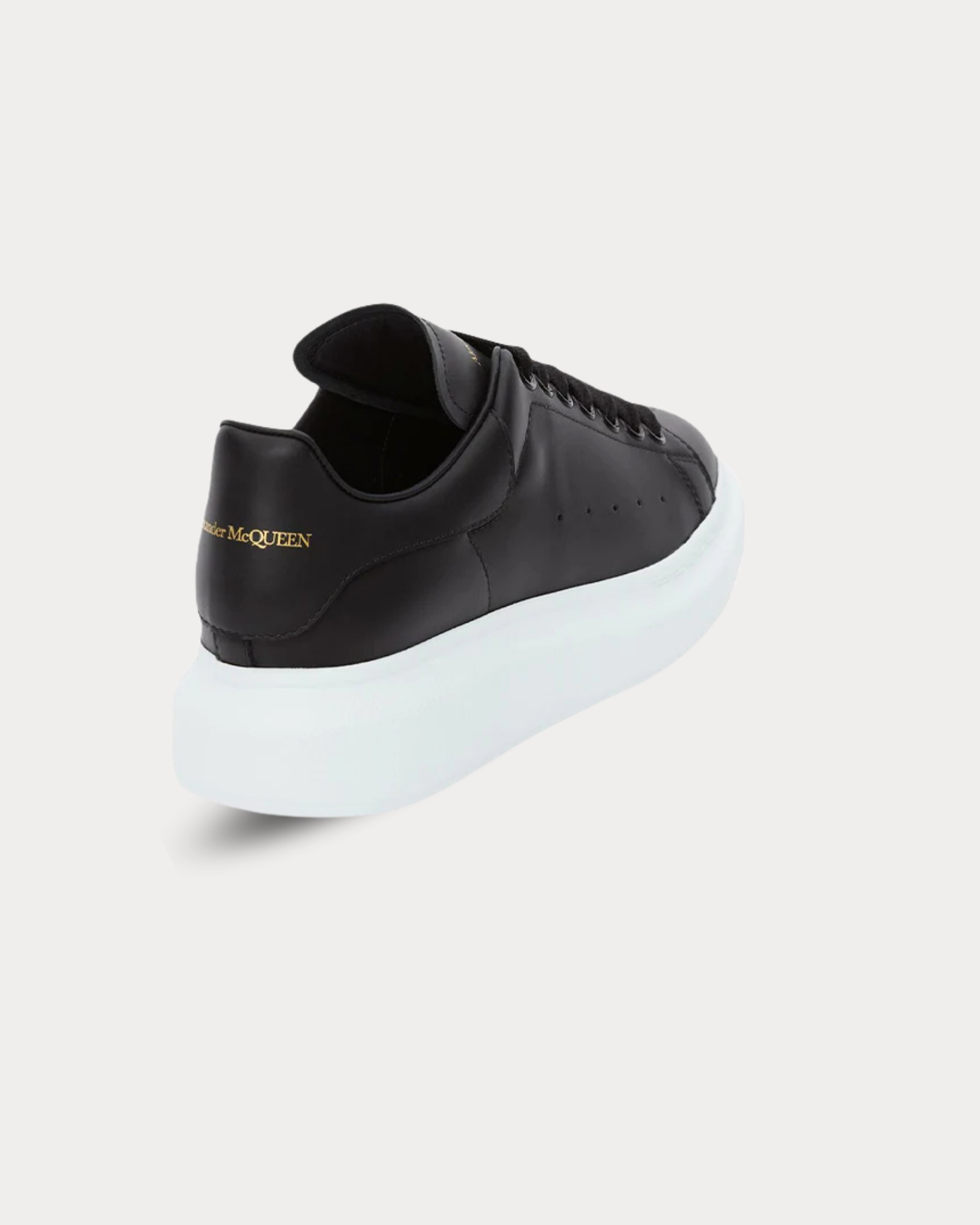 McQueen - Leather Black Low Top Sneakers