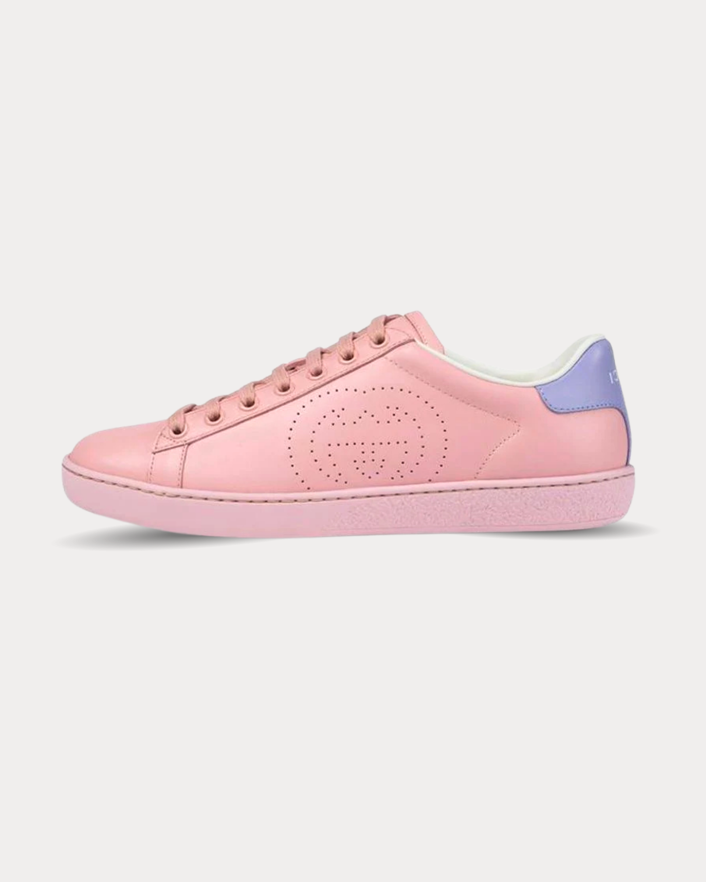 Gucci - New Ace leather Wild Rose Low Top Sneakers