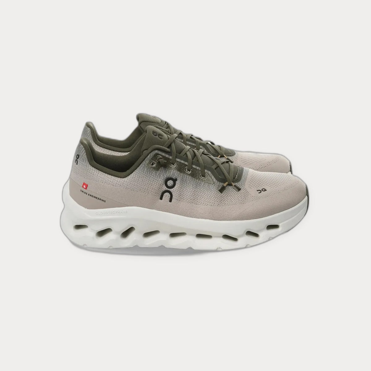 Lace-Up Fastening Sneakers Neutrals