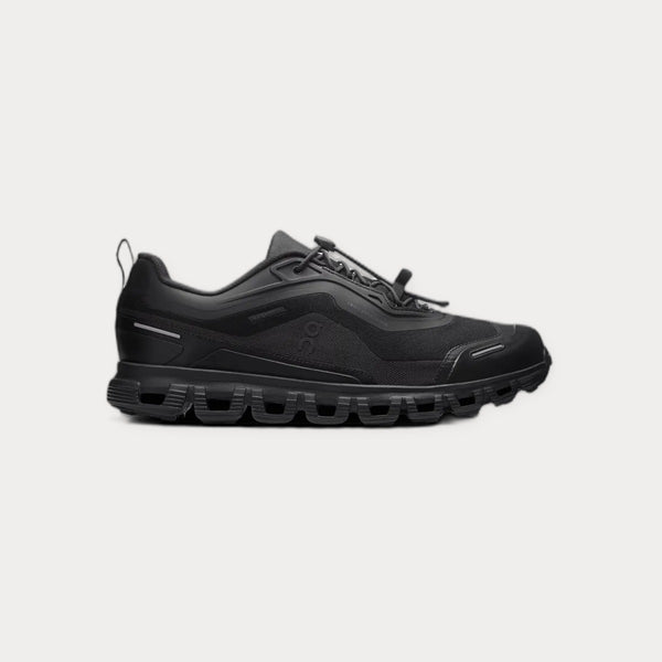 Waterproof Lace-Up Sneakers Black