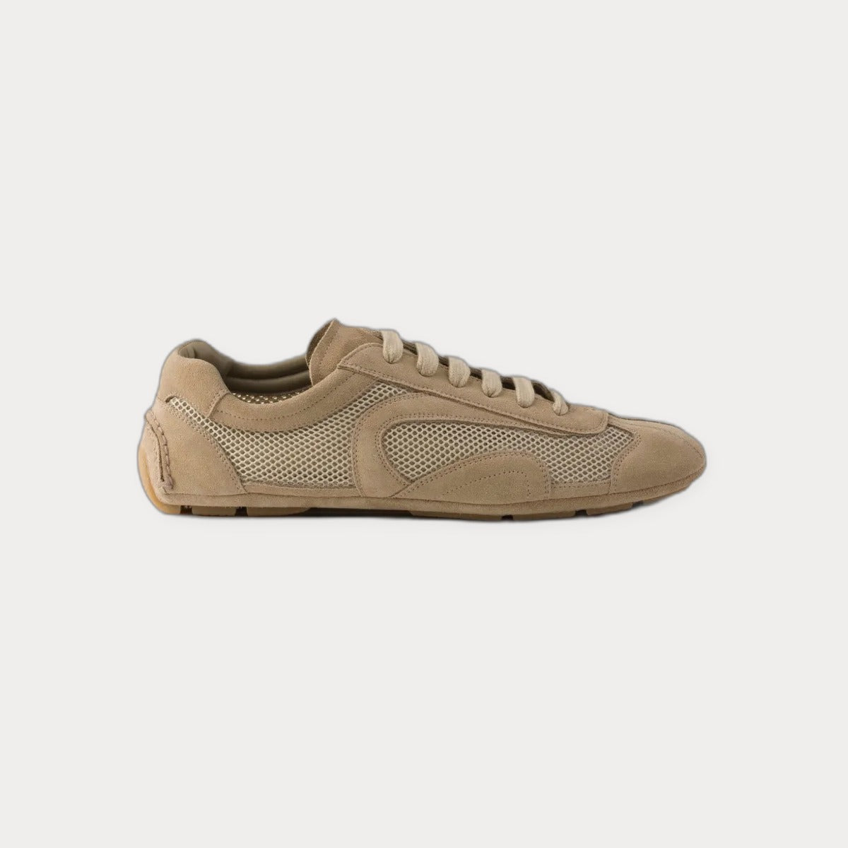 Prada Montecarlo Re-Edition 2005 Suede And Mesh Sneakers