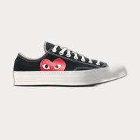 Comme Des Garçons Play X ConverseChuck 70 Low-Top Sneakers Black