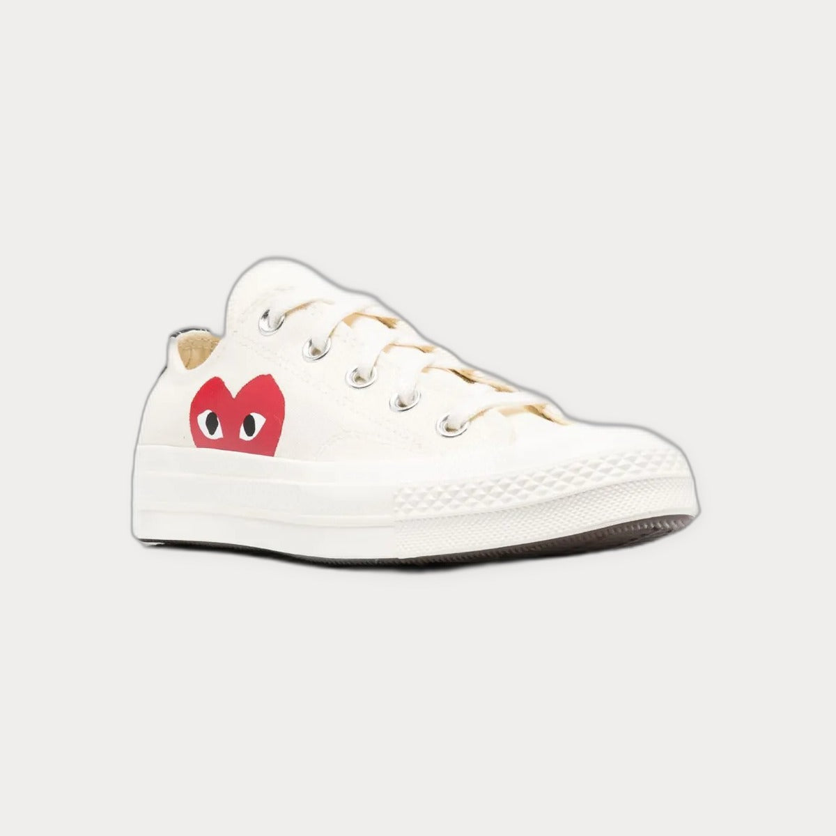 Comme Des Garçons Play X Converse Heart Logo Canvas Sneakers