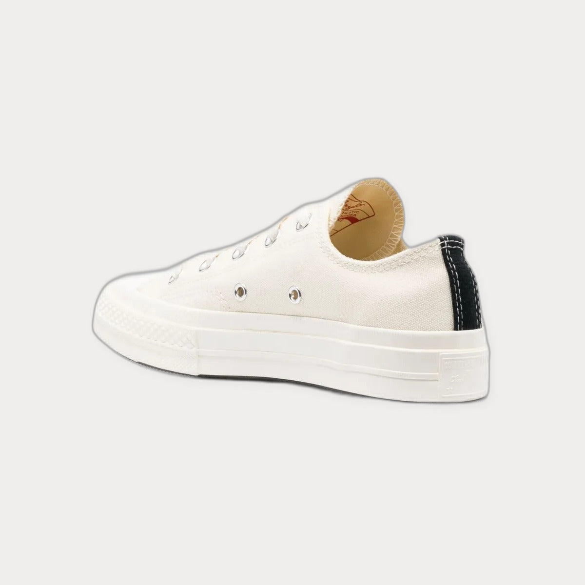 Comme Des Garçons Play X Converse Heart Logo Sneakers Neutrals