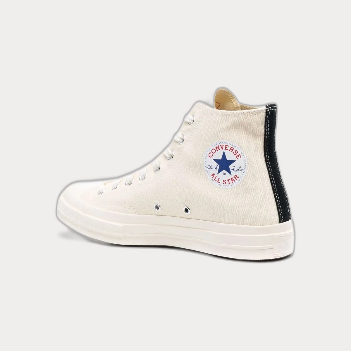 Comme Des Garçons Play X Conversex Converse Chuck 70 Sneakers Neutrals