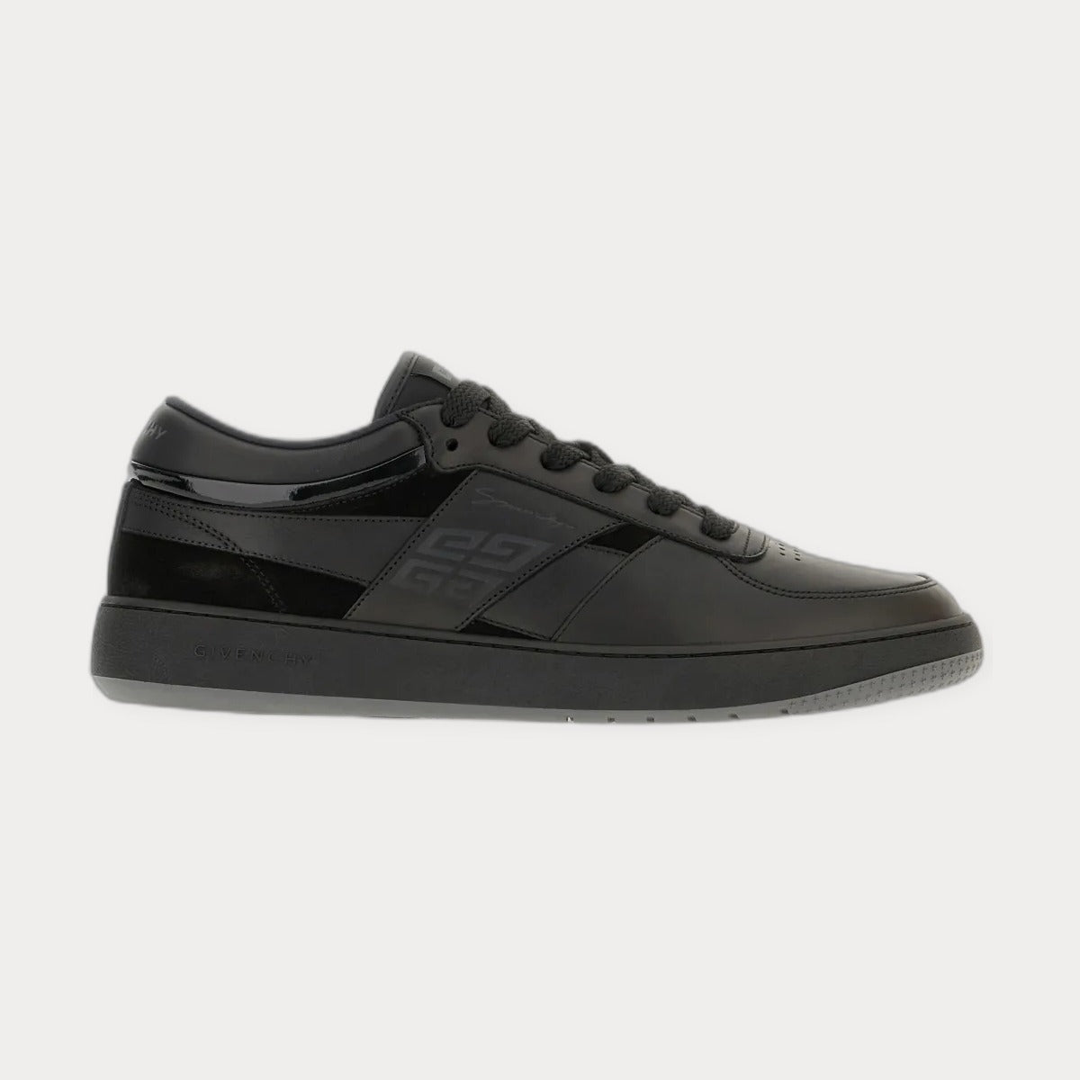Givenchy G Move Leather Panelled Sneakers Black