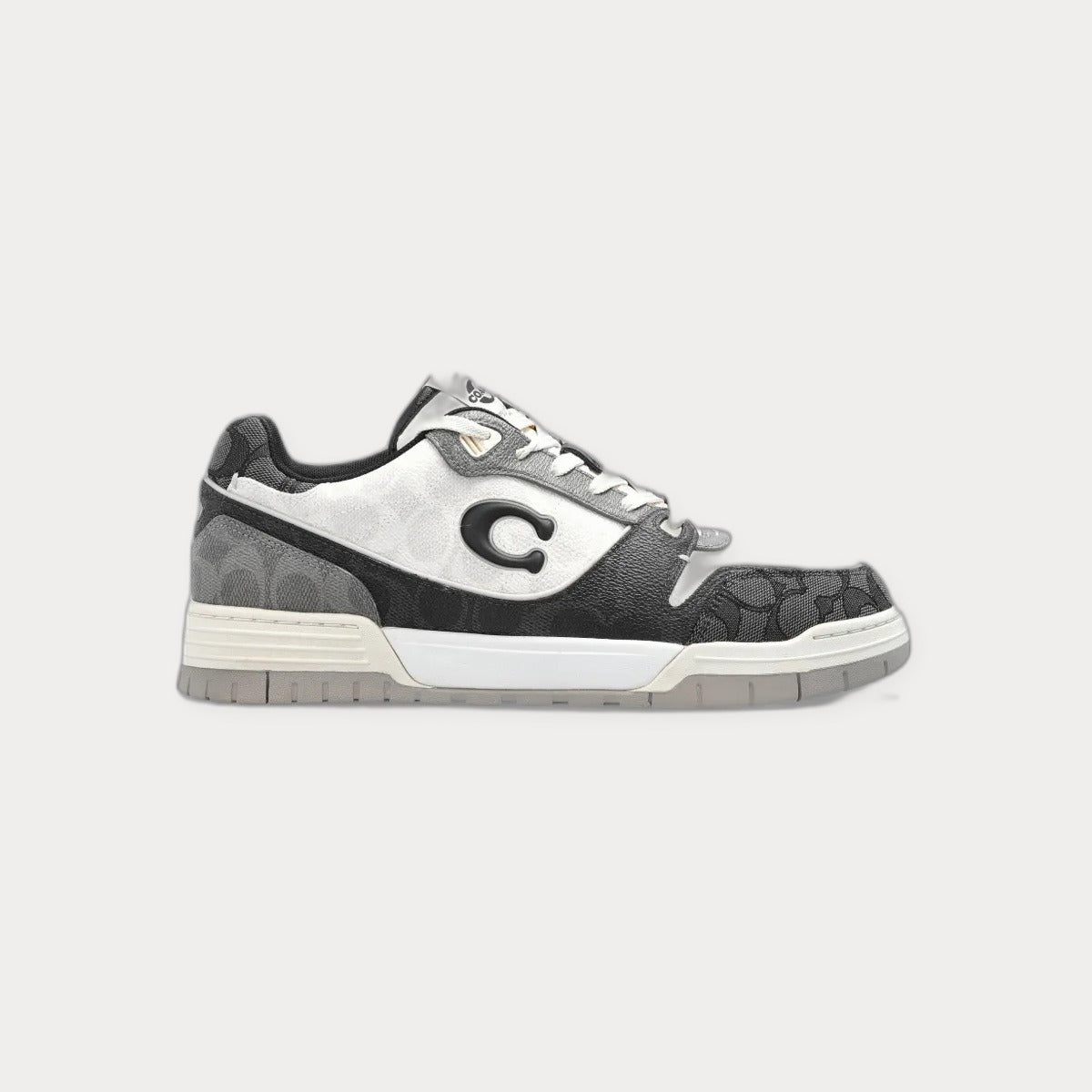 Coach Soho Logo-Plaque Sneakers Neutrals
