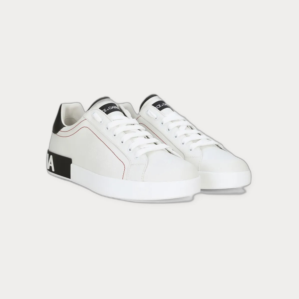 Dolce & Gabbana Logo-Patch Sneakers White