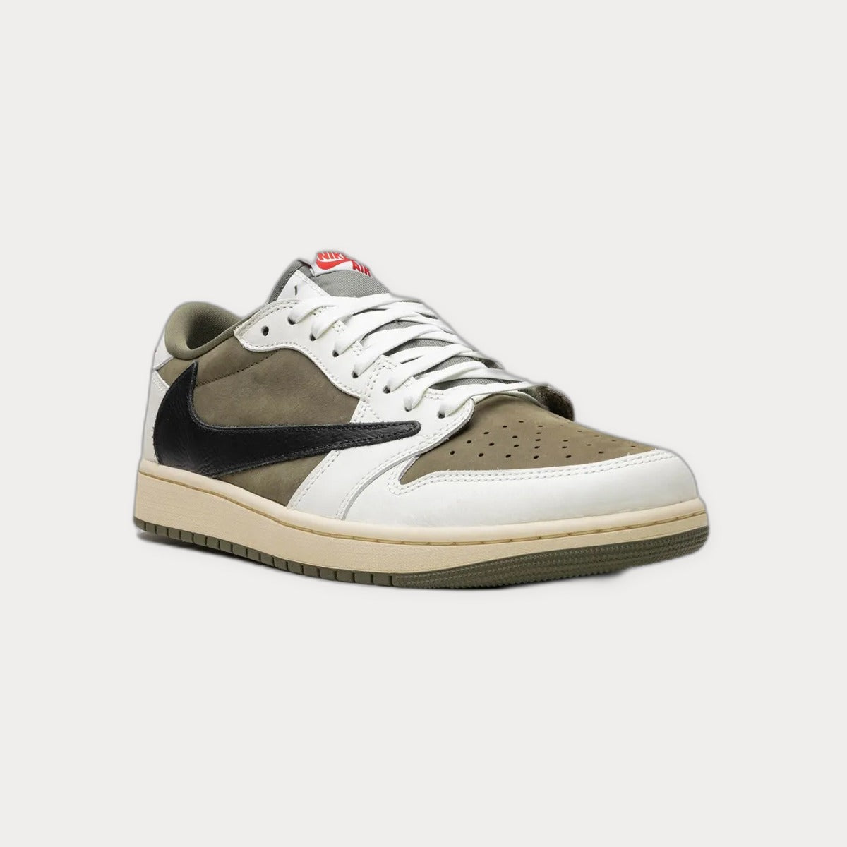 Jordan X Travis Scott Air Jordan 1 Low OG Medium Olive Sneakers
