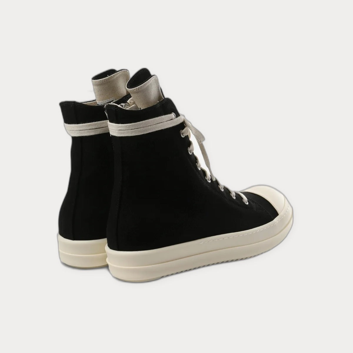 Rick Owens DRKSHDW Temple Distressed Sneakers Black