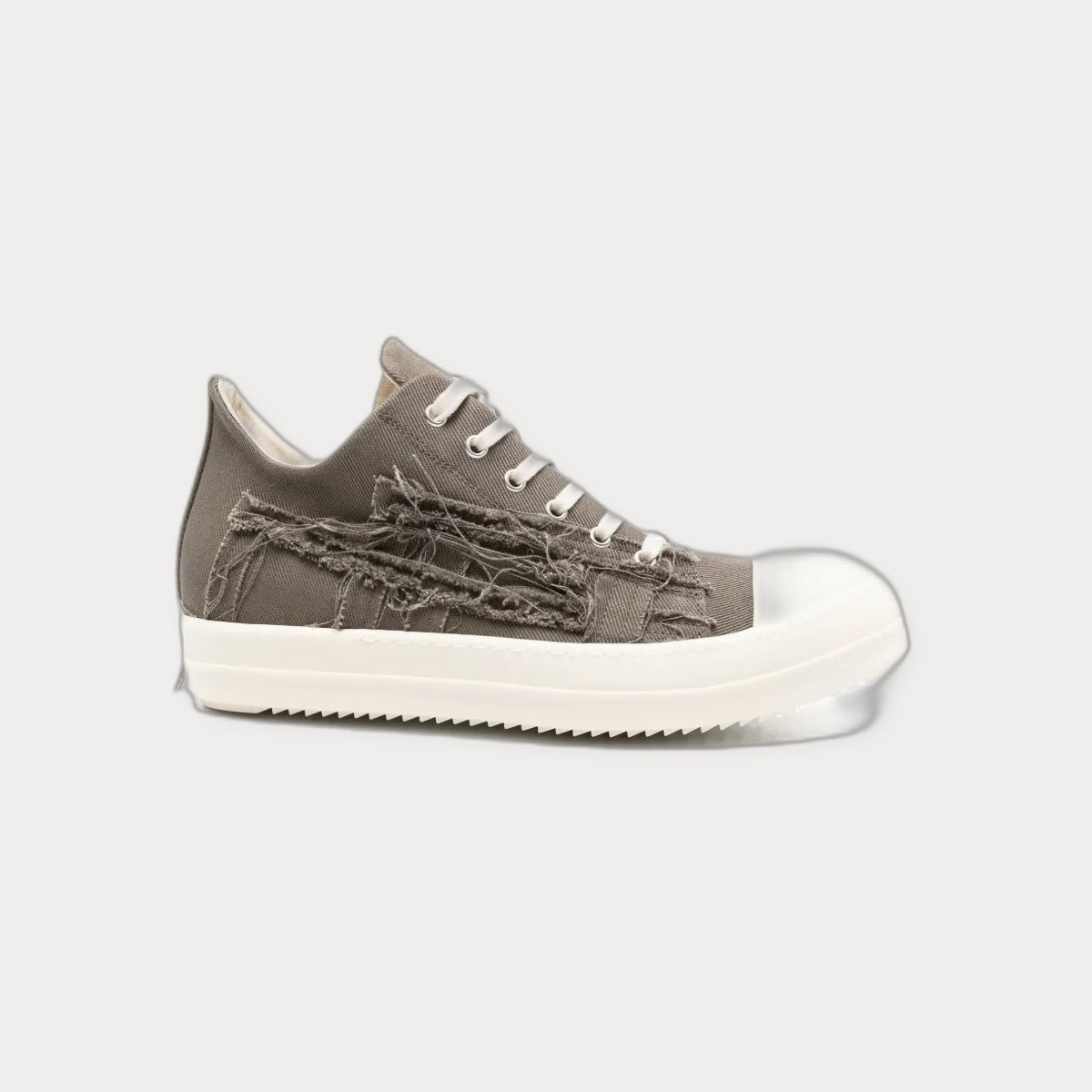 Rick Owens DRKSHDWlace-Up Sneakers Gray