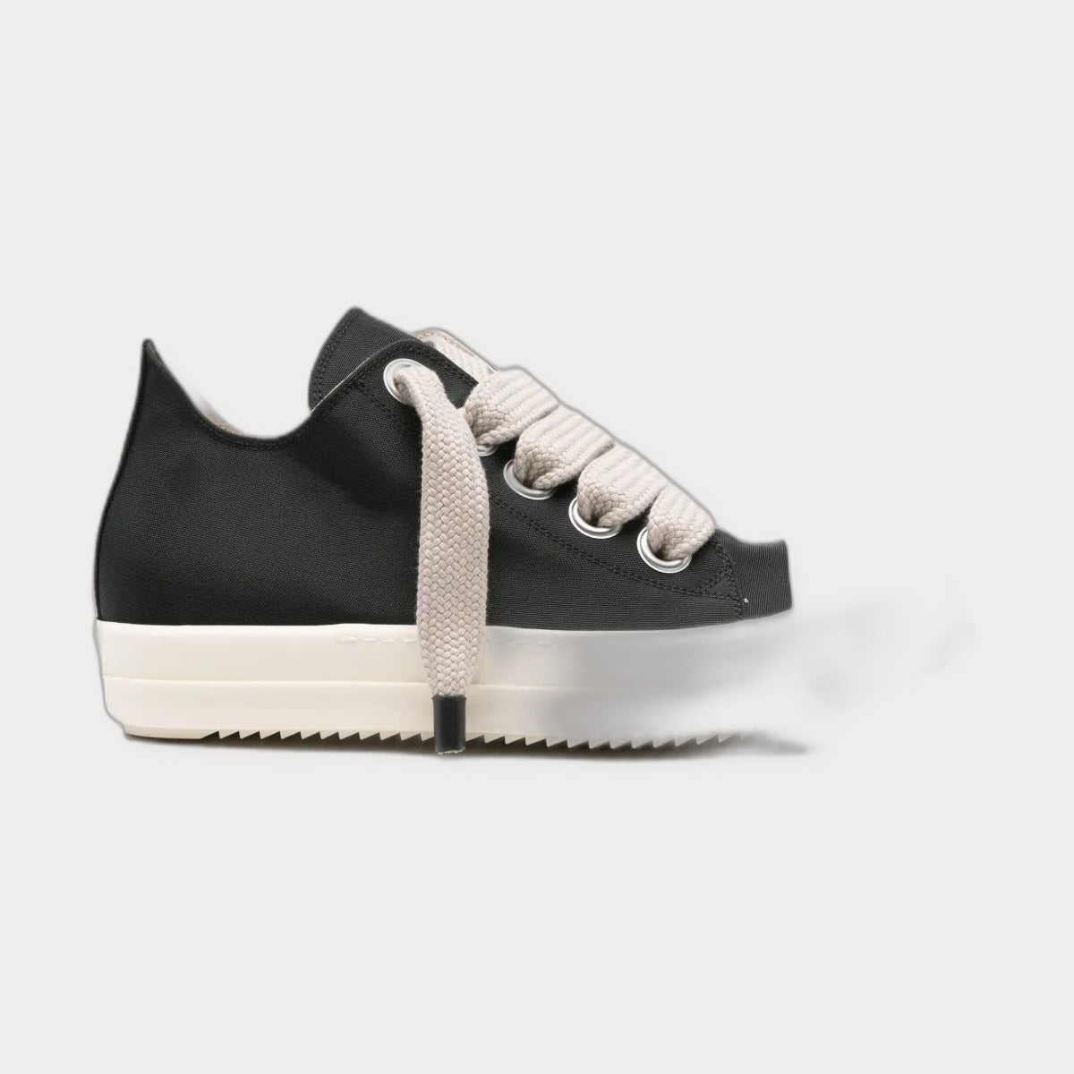 Rick Owens DRKSHDW Jumbolace Lace-Up Low-Top Sneakers Black