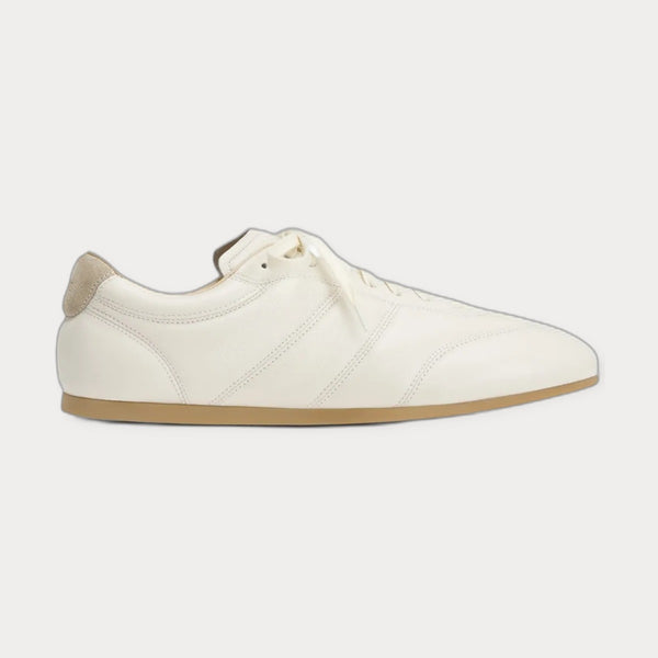 LEMAIRE Soft Runner Panelled Leather Sneakers White