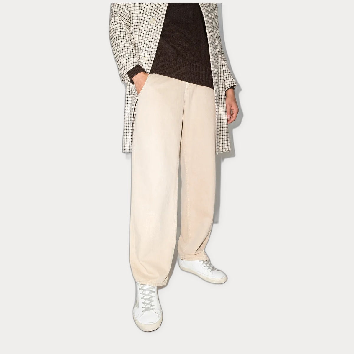 Golden Goose Super-Star Low-Top Leather Sneakers White