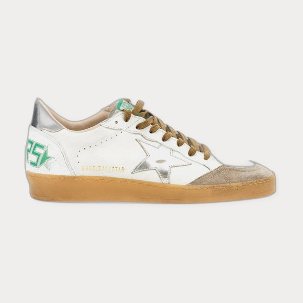 Golden Goose Ball Star Leather Sneakers White
